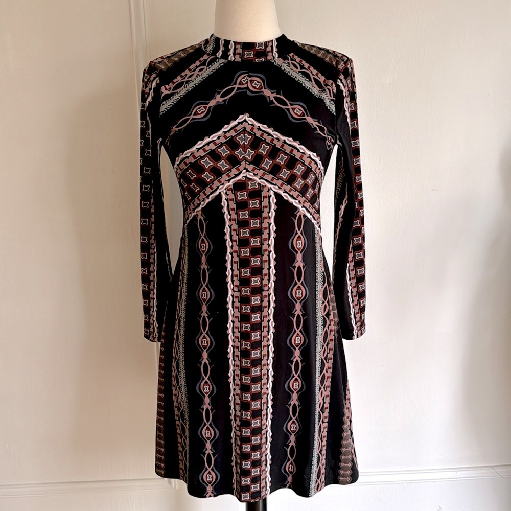 NWOT Free People long sleeve boho dress
